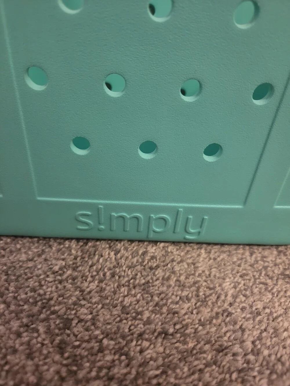 Simply Teal Tote Bag with Dual Top Handles